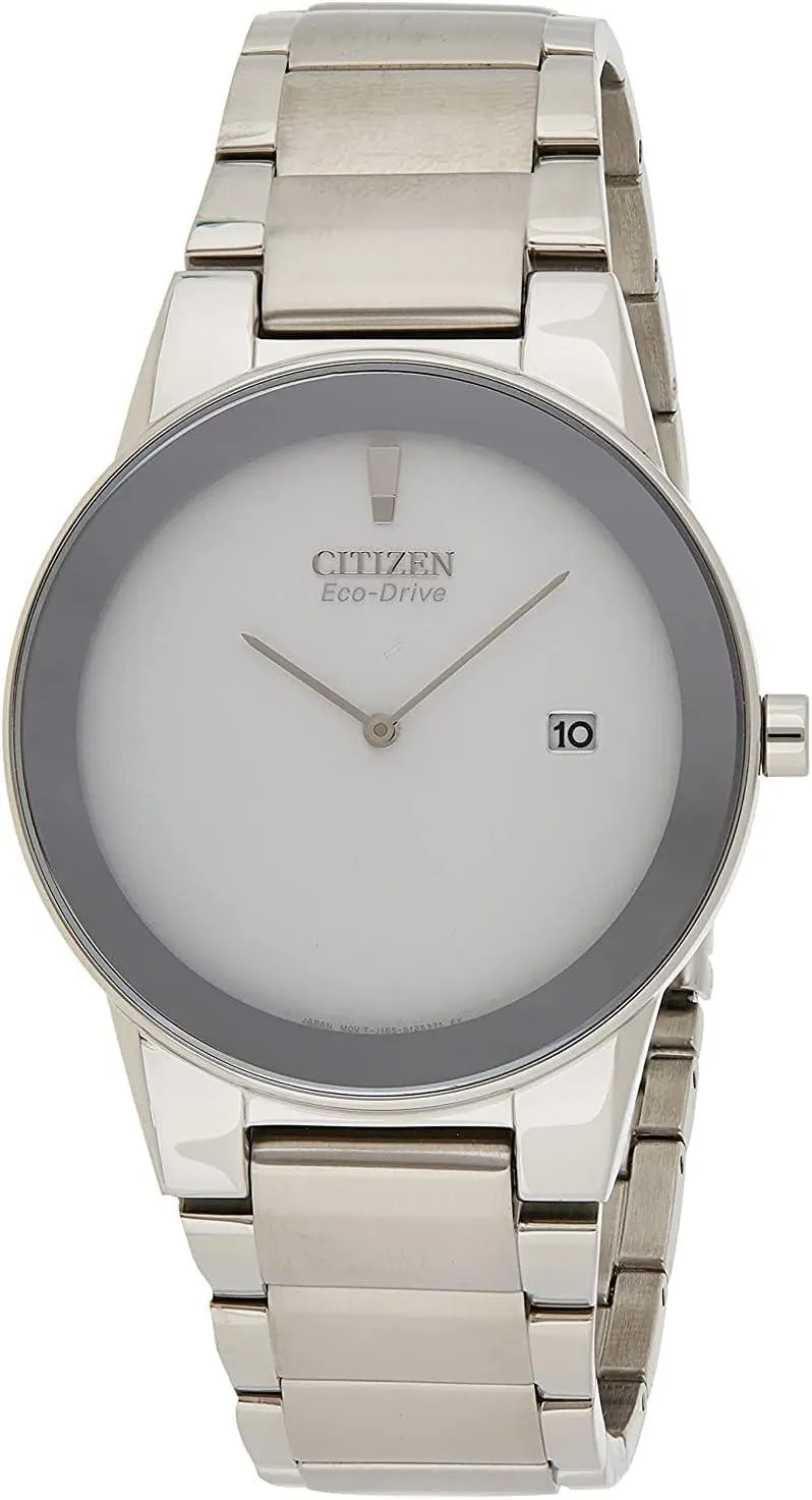 Citizen Men White Dial Stainless Steel Band Watch - Au1060-51A