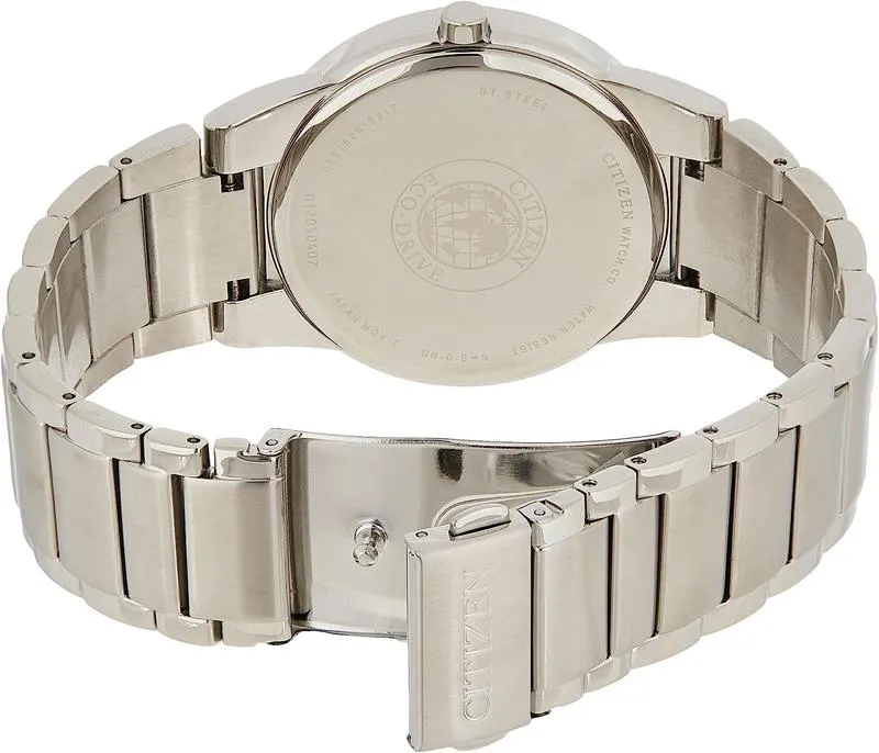Citizen Men White Dial Stainless Steel Band Watch - Au1060-51A