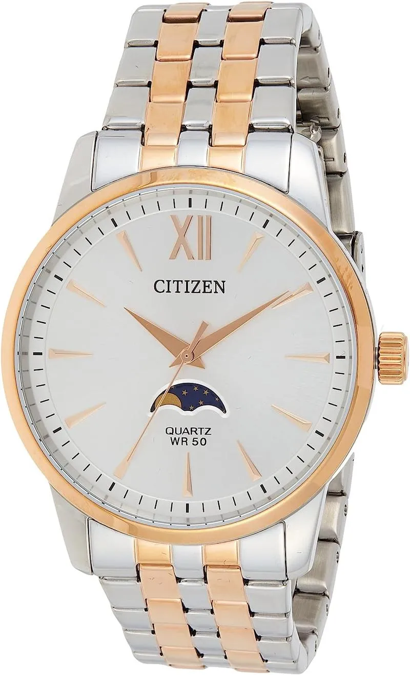 Citizen Mens Quartz Watch, Analog Display And Stainless Steel Strap - Ak5006-58A