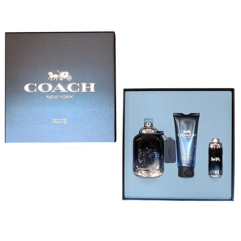 Coach Blue EDT For Men 100ML Set