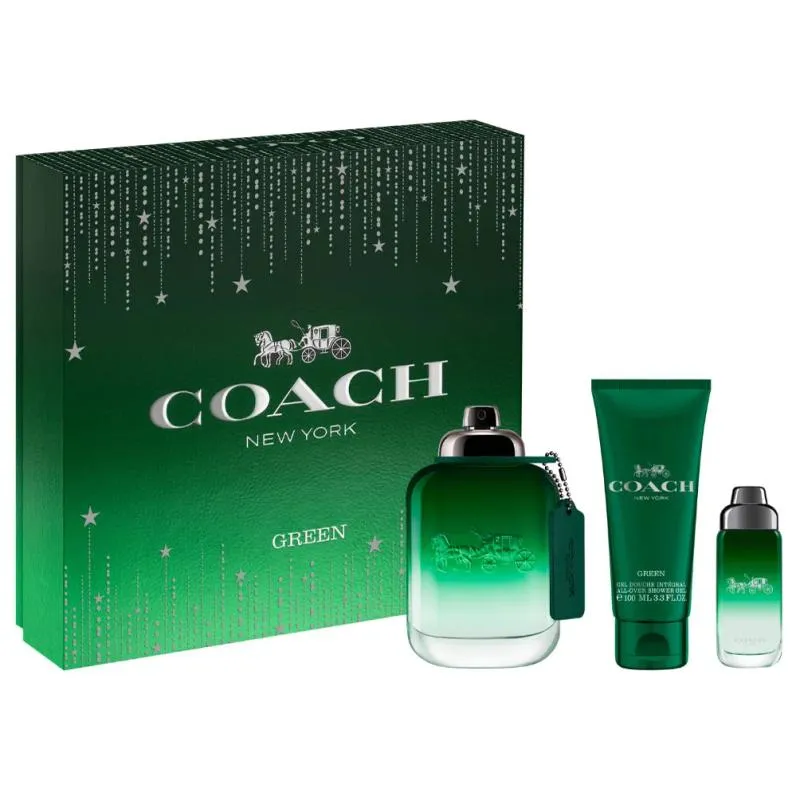 Coach Green EDT For Men 100ML Set