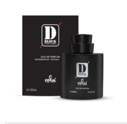 Coral D Block Black EDP For Men 100ML