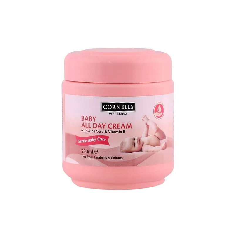 Cornells Baby All Day Cream With Aloe Vera 250ML For Kids