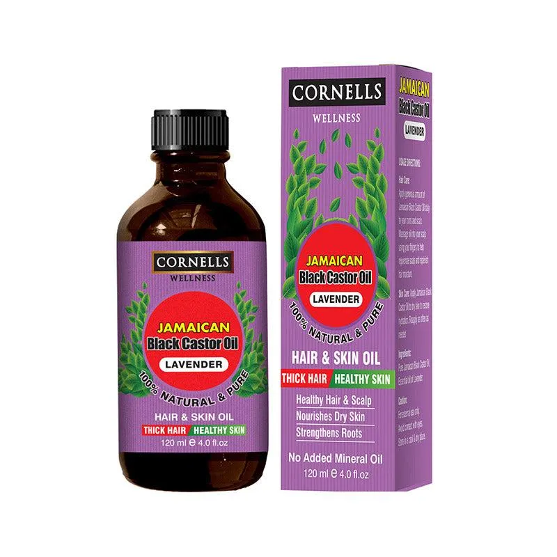 Cornells Jamaican Black Castor Oil  Lavender Hair Oil 120ML