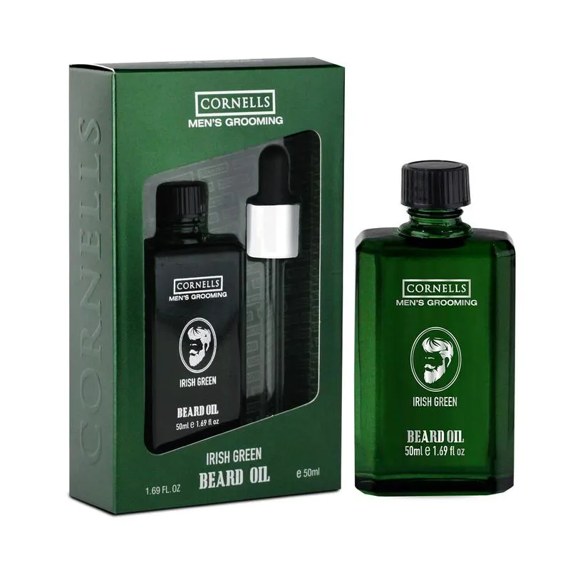 Cornells Mens Beard Oil Irish Green 50ML