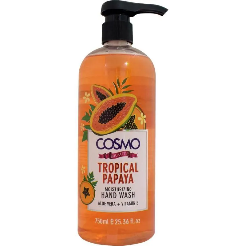 Cosmo Beauty Tropical Papaya Hand Wash 750ML