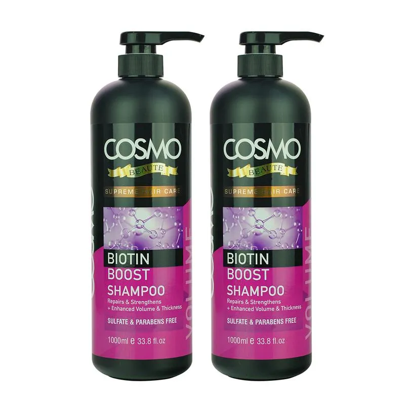 Cosmo Biotin Shampoo 2Pcs × 1L Set
