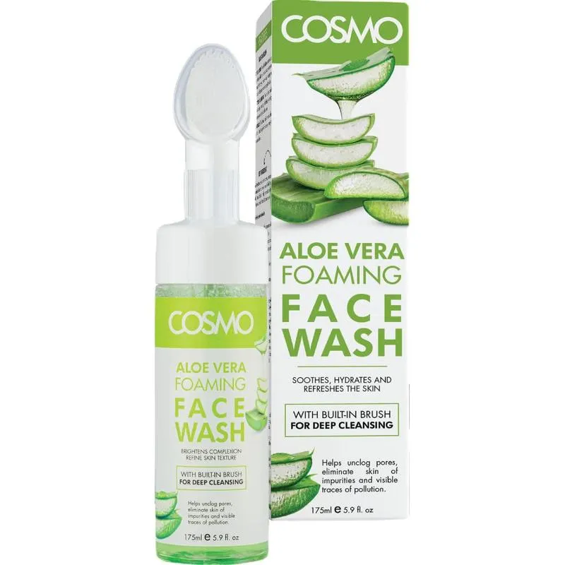 Cosmo Skin Care Aloe Vera Foaming Face Wash 175ML