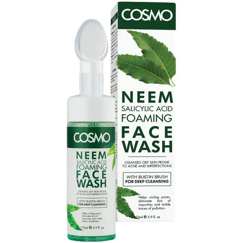 Cosmo Skin Care Neem Salicylic Acid Foaming Face Wash 175ML