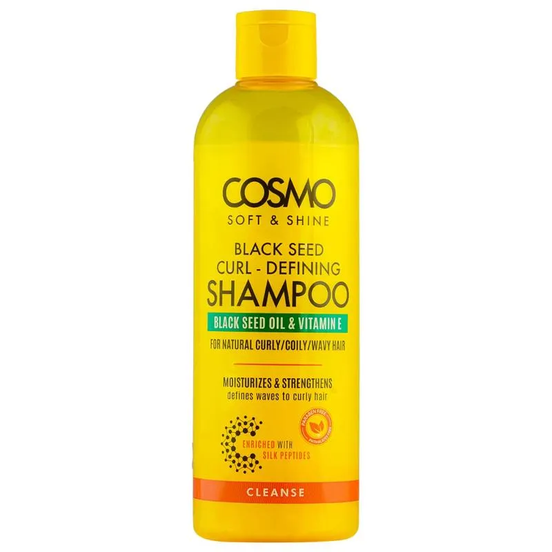 Cosmo Soft Shine Black Seed Curl Defining Shampoo 480ML