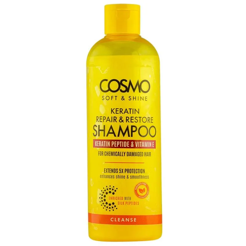Cosmo Soft Shine Keratin Shampoo 480ML