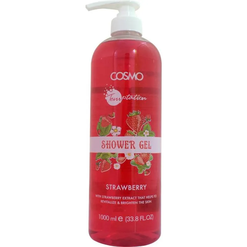 Cosmo Temptation Strawberry Shower Gel 1L