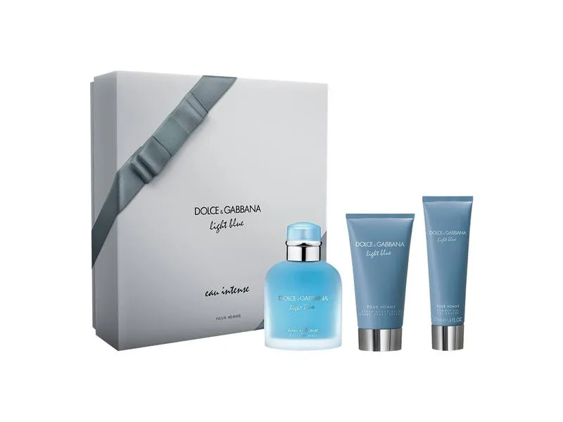 D&G Light Blue Eau Intense EDP For Men 100ML Set