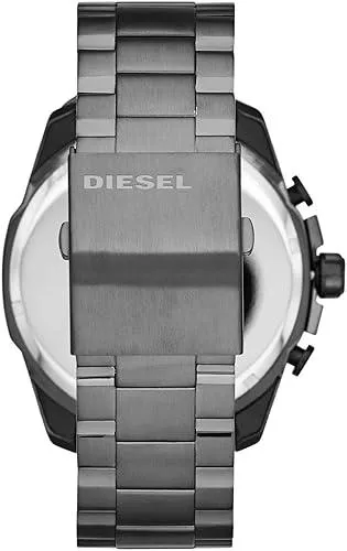 Diesel Mega Chief Stainless Steel Mens Watch with Analog or Digital Movement