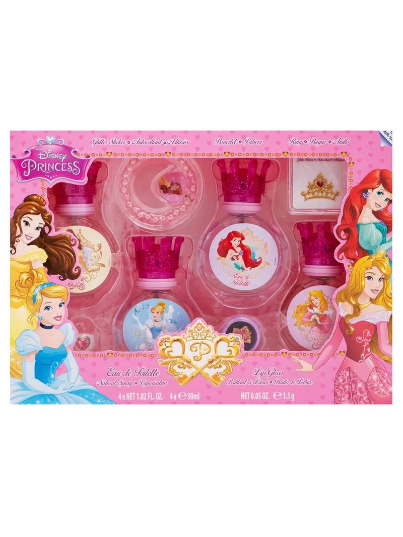 Disney Princess EDT For Girls 4Pcs × 30ML Set
