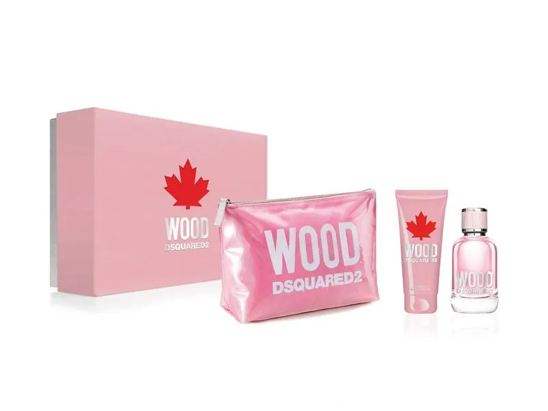 Dsquared2 Wood Red EDT For Women 100ML Set