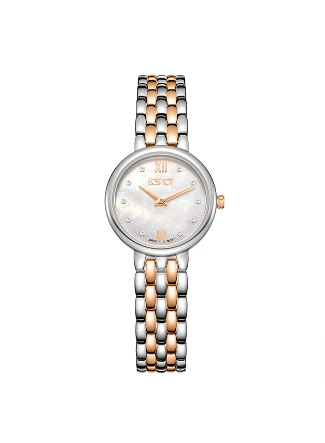ECSTACY Women's Analog MOP Dial Watch - E23510-KBKM