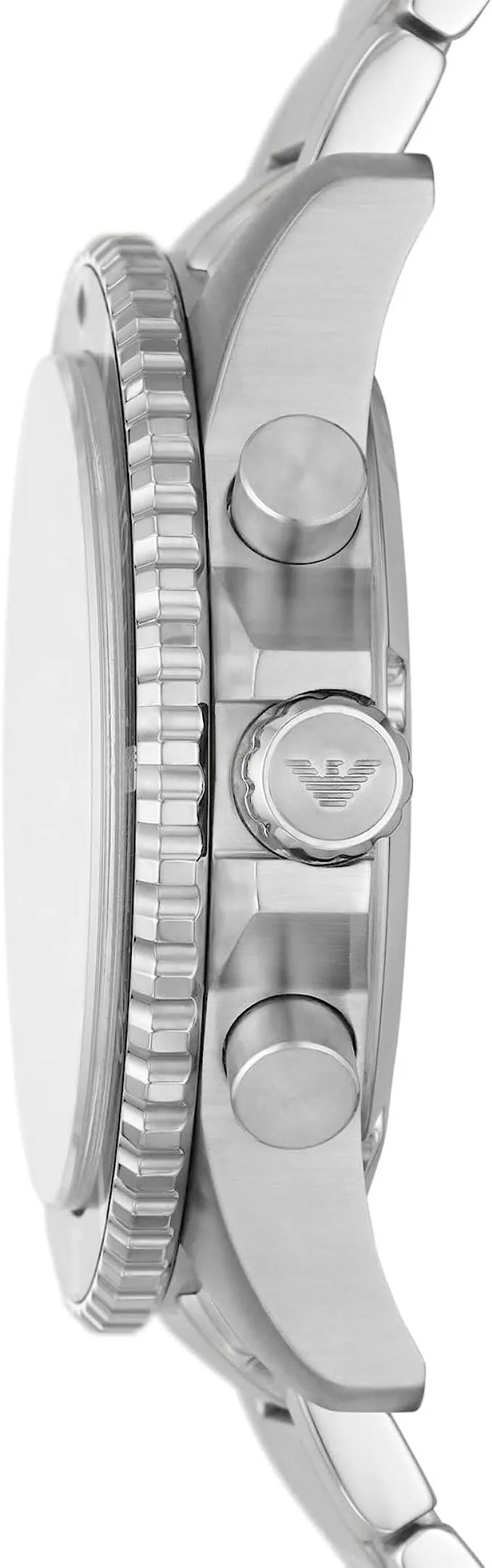 Emporio Armani Mens Dress Watch with Stainless Steel, Silicone, or Leather Band