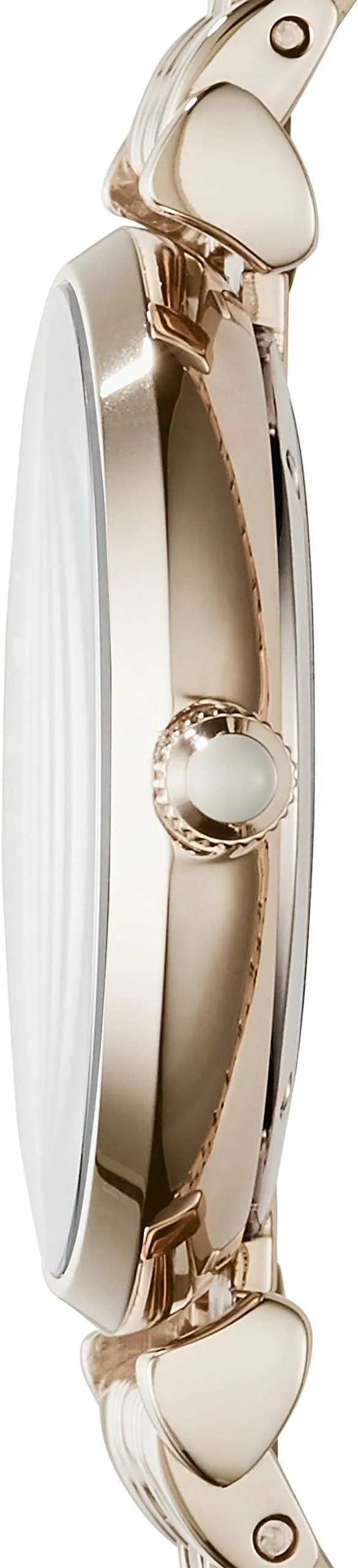 Emporio Armani Womens Stainless Steel TwoHand Dress Watch