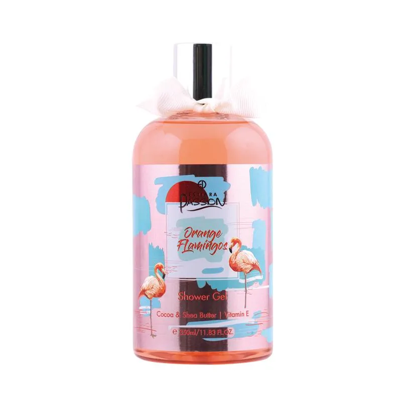 Estiara Passion Orange Flamingos Shower Gel 350ML