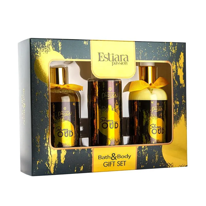 Estiara Passion Shay Oud Bath & Body 3Pcs Set