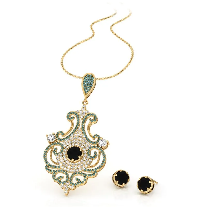 FIERRO  18K Gold Plated Jewelry Set