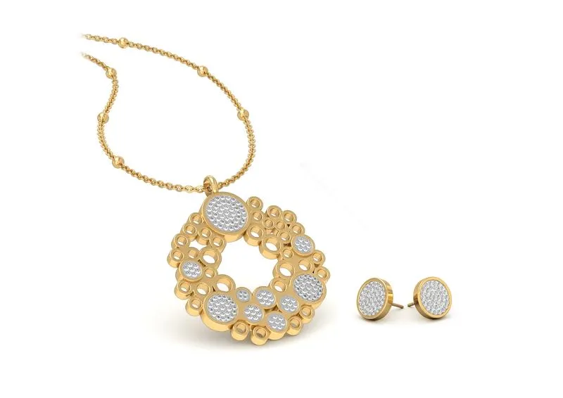 FIERRO 18K Gold Plated Jewelry Set