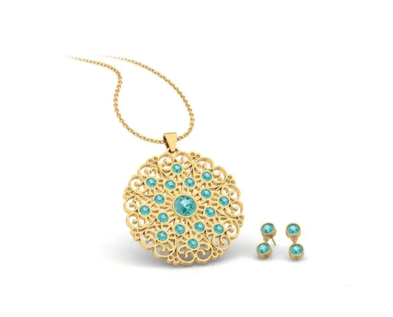 FIERRO Gold Plated Jewelry Set