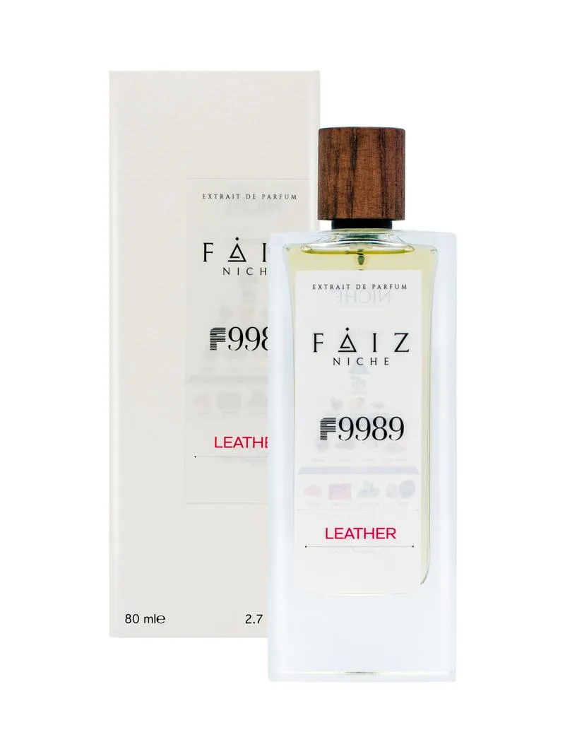 Faiz Niche Leather F9989 Extrait De Parfum For Men 80ML