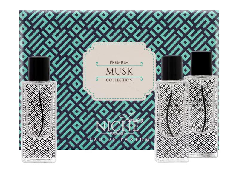 Faiz Niche Premium Musk EDP Unisex 3Pcs × 60ML Set