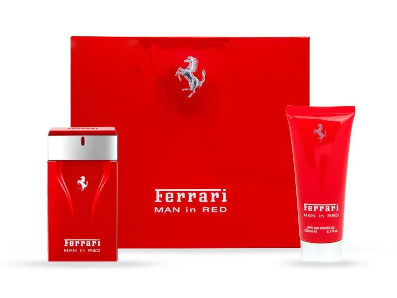 Ferrari Man In Red EDT For Men 100ML Set