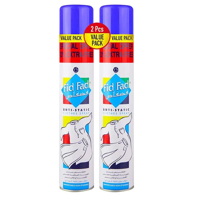 Fid Fad Anti Static Clothes Spray 2Pcs×400ML Set
