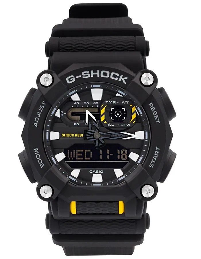G-SHOCK Mens Analog-Digital Black Dial Watch - GA-900-1ADR