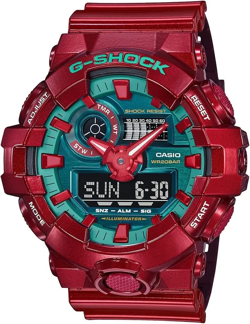 G Shock GA 700DBR 4ADR Analog Digital For Men Watch