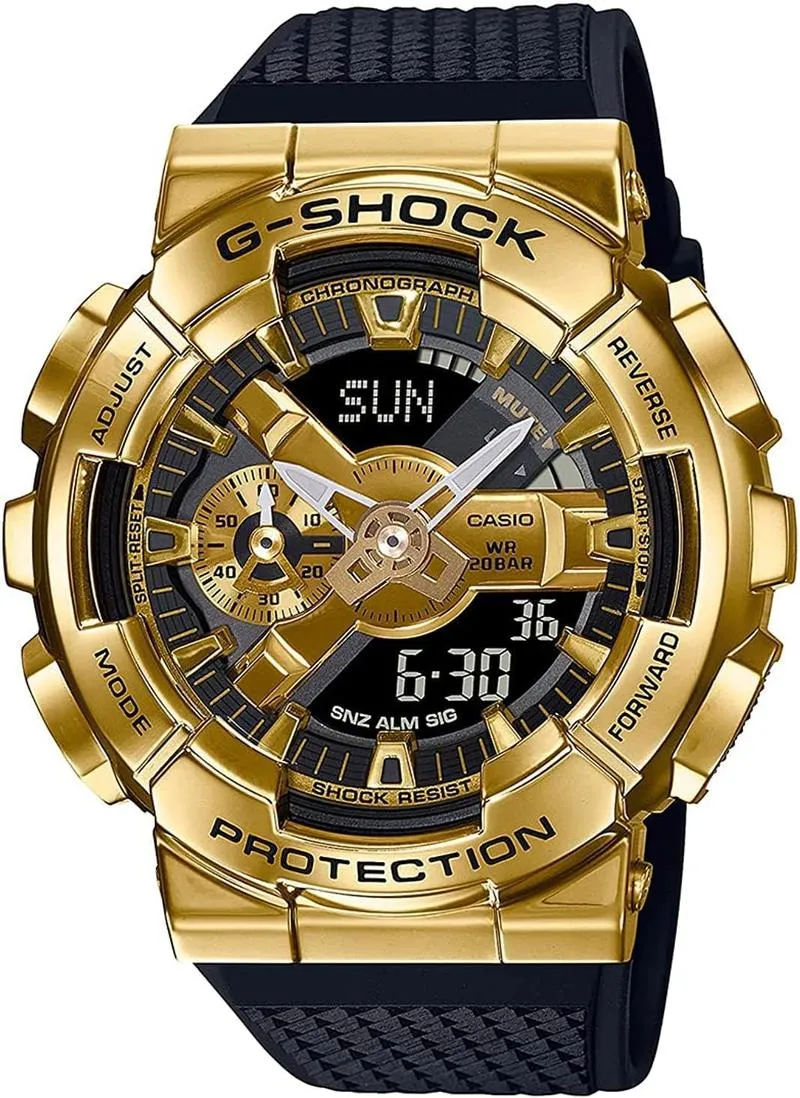 G Shock Gm 110G 1A9Dr Metal Face Men Digital Analog Wrist Watch