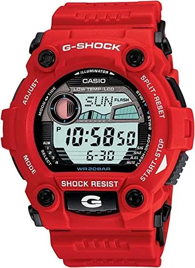 G-Shock - Mens Digital Red Watch G-7900A-4DR