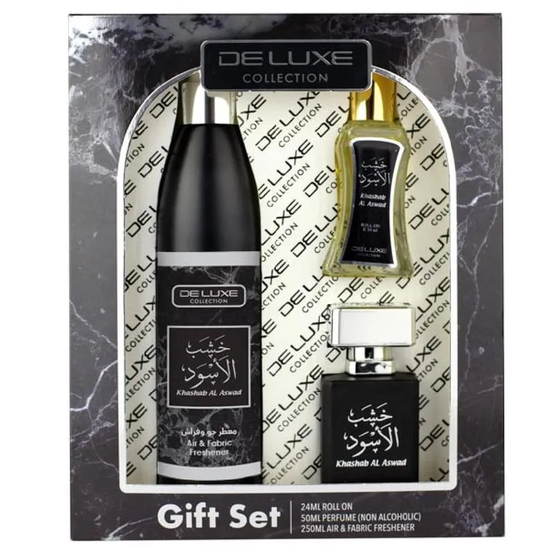 Hamidi Khashab Al Aswad 3 Pieces Set