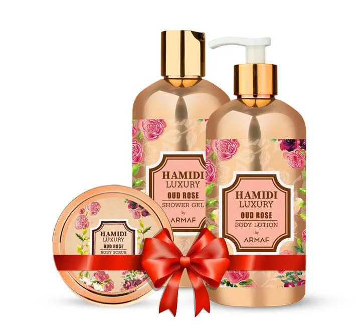 Hamidi Luxury Oud Rose 3Pcs Set