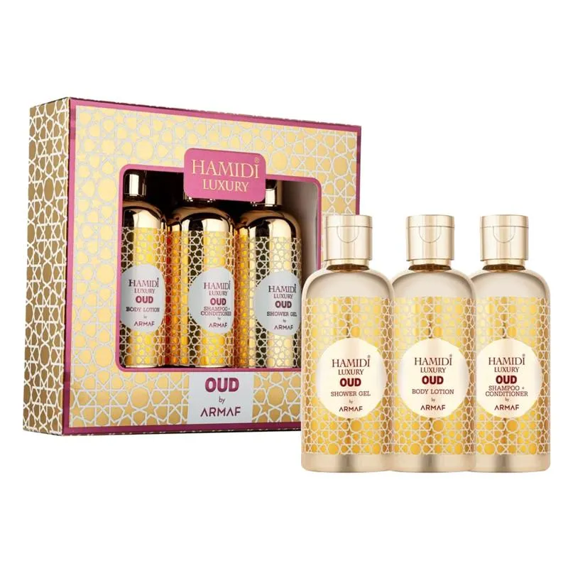Hamidi Luxury Oud by Armaf Daily Care 3Pcs Set