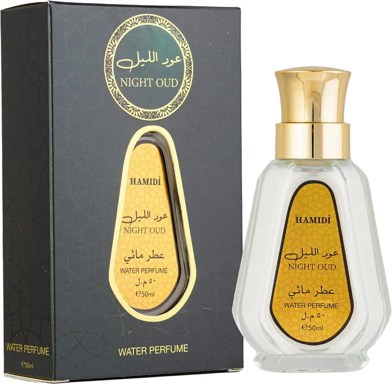 Hamidi Night Oud Water Perfumes Unisex 50ML