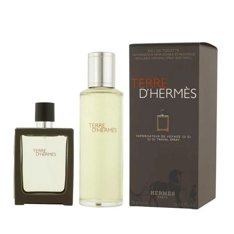Hermes Terre D'Hermes EDT Travel Spray and Refill For Men 125ML
