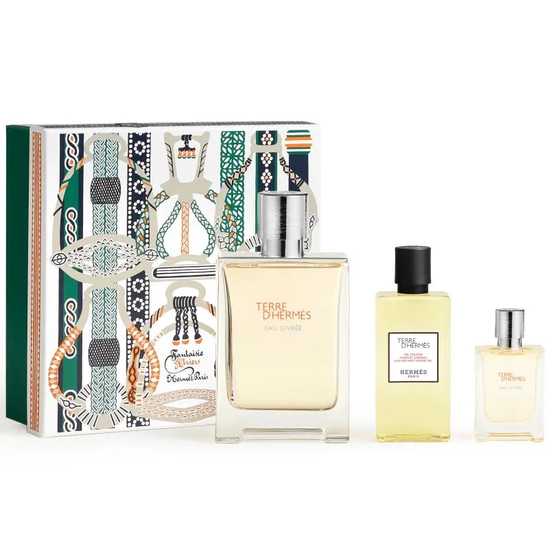 Hermes Terre D'Hermes Eau Givree Set EDT For Men 100ML
