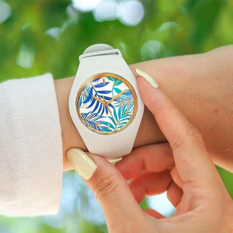 ICE WATCH 020517 ICE Flower Turquoise Leaves Analog WATCH
