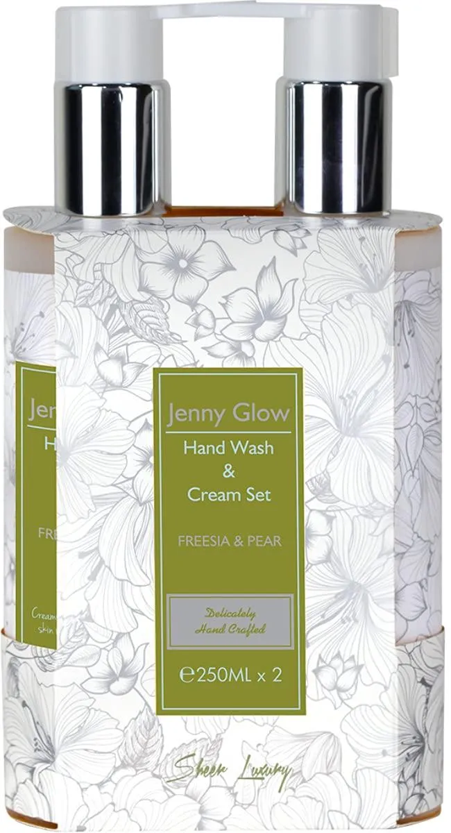 Jenny Glow Freesia Pear Hand Wash & Hand Cream 250ML Set