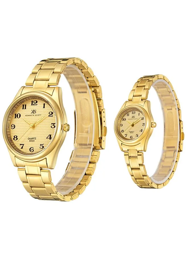 Kenneth Scott Analog Couple Watch - K23052P-GBGC