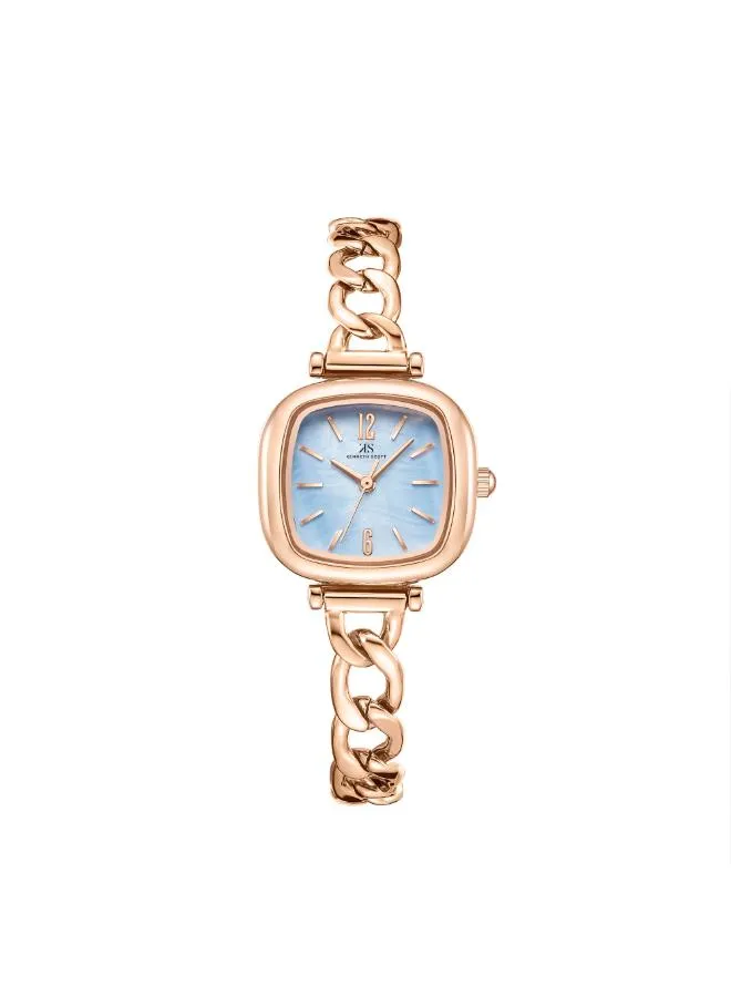 Kenneth Scott Women Blue Dial Analog Watch - K23513-RBKL