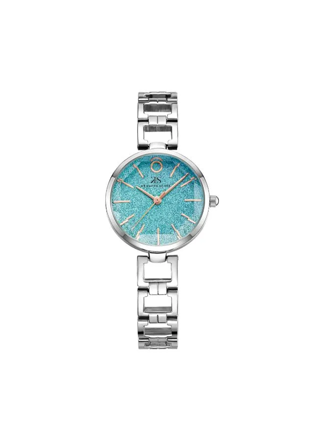 Kenneth Scott Women Blue Dial Analog Watch - K23514-SBSL
