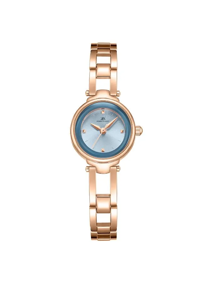 Kenneth Scott Women Blue Dial Analog Watch - K23516-RBKL