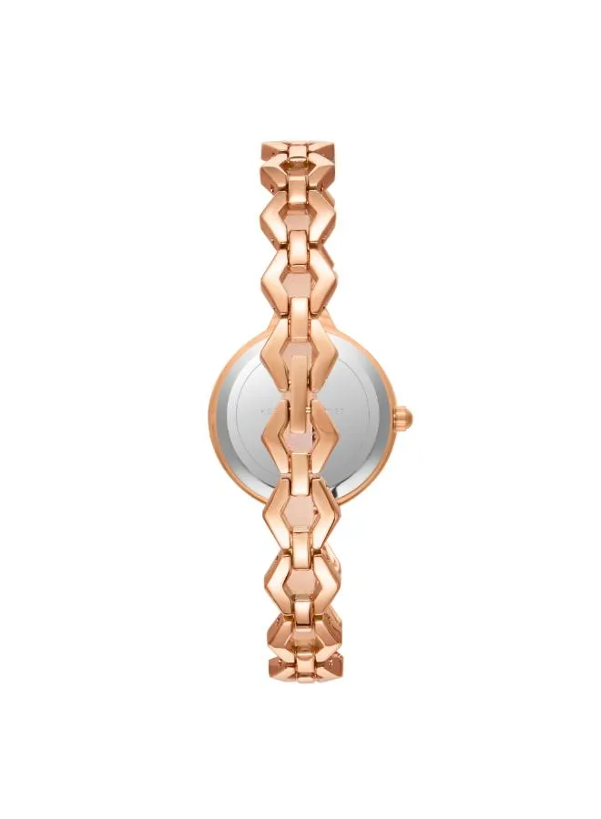Kenneth Scott Women Pink Dial Analog Watch - K23508-RBKP