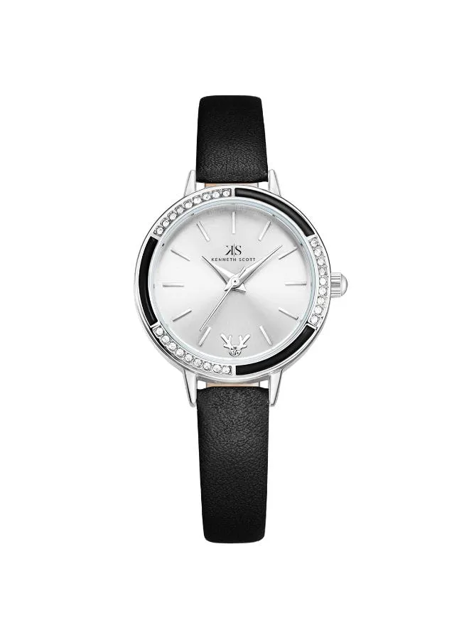 Kenneth Scott Women Silver Dial Analog Watch - K23511-SLBS